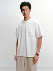 Men's Solid Color Lyocell Linen Short Sleeve Shirt