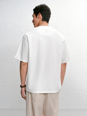 Men's Solid Color Lyocell Linen Short Sleeve Shirt