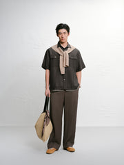 Men's Old Money Style Short Sleeve Shirt