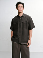 Men's Old Money Style Short Sleeve Shirt