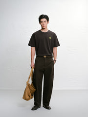Men's Casual Loose-Fit Curved-Blade Pants