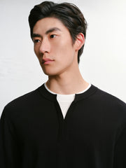 Men's Acetate Color-Blocked Short Sleeve T-Shirt