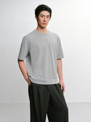 Men's Old Money Style Crew Neck T-Shirt
