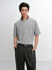 Men's Old Money Style Crew Neck T-Shirt