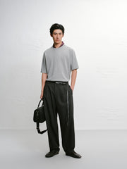 Men's Old Money Style Crew Neck T-Shirt