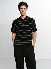 Men's casual moisture-wicking breathable polo shirt