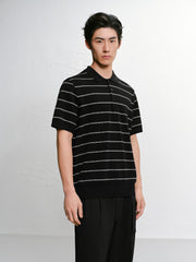 Men's casual moisture-wicking breathable polo shirt