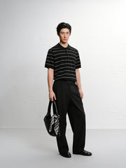 Men's casual moisture-wicking breathable polo shirt