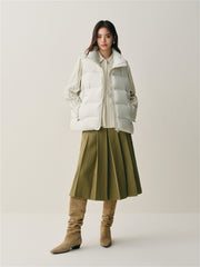 Women's Bonded Stand-Collar Down Vest