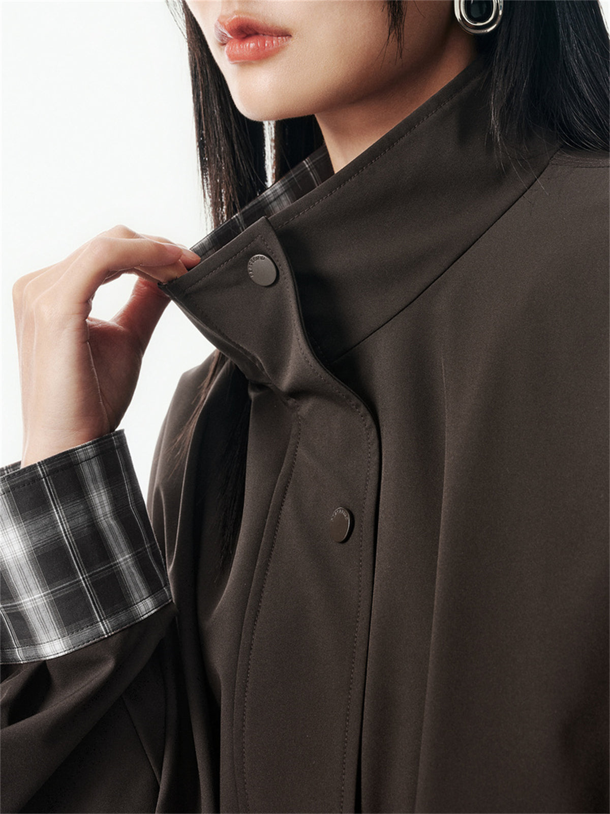 Women's Cropped Jacket with Tulip Hem
