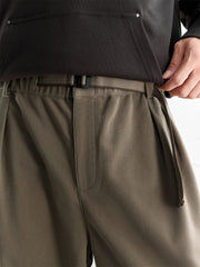 Men's Corduroy Textured Straight-Leg Casual Pants