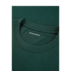 Men's Grass Green Printed Cotton T-shirt