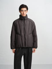 Men's Stand-Collar Goose Down Puffer Jacket