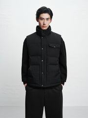 Men's Casual Stand-Collar Down Vest