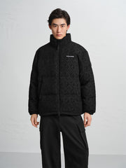 Men's Chenille Jacquard Puffer Jacket