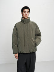 Men's Oversized Stand-Collar Puffer Jacket
