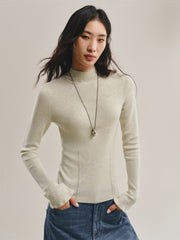 Women's Slim-Fit Half-Turtleneck Sweater