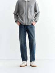 Men's Thermal Washed Tapered Jeans