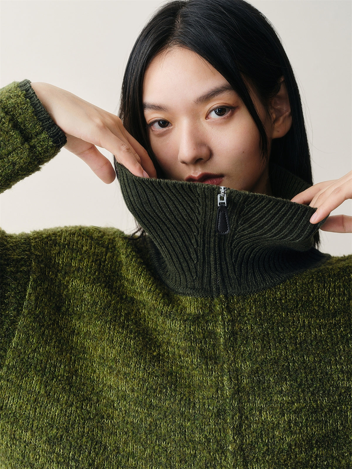 Women's Oversized Textured Knit Sweater