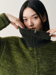 Women's Oversized Textured Knit Sweater