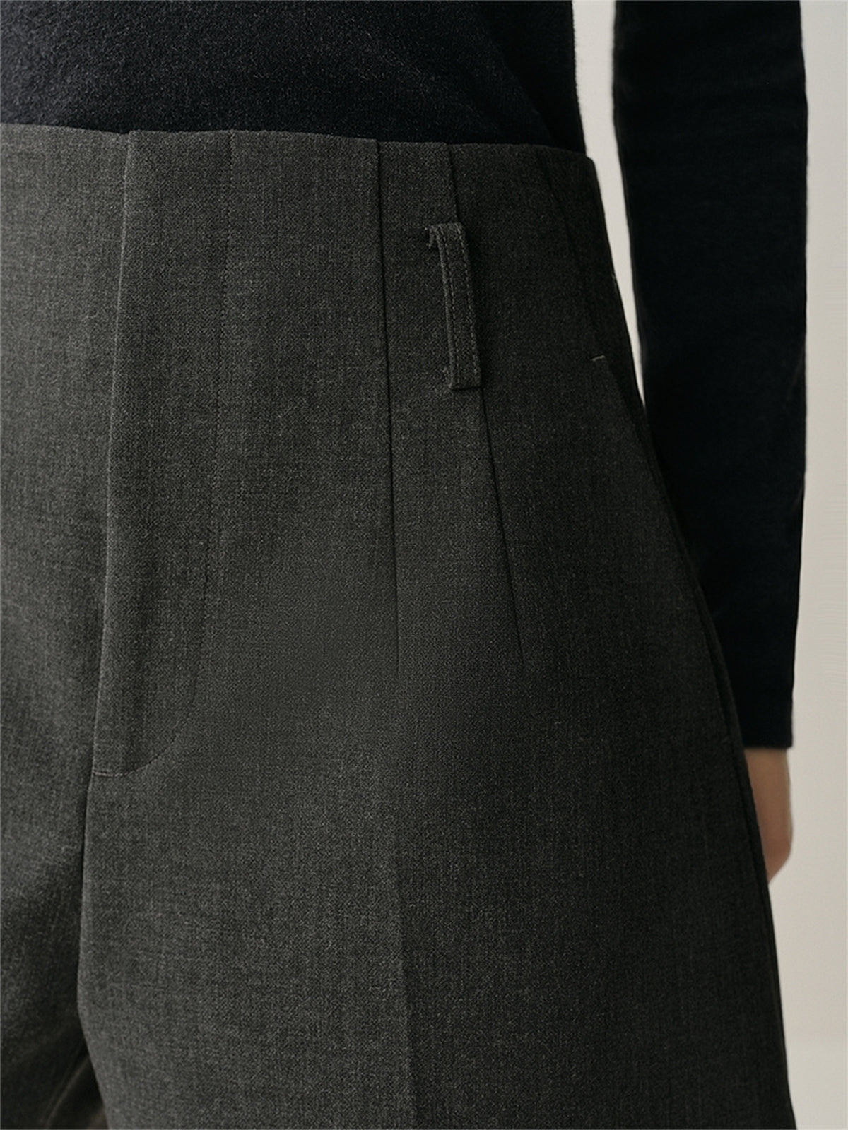 Women's High-Waist Wide-Leg Suit Shorts