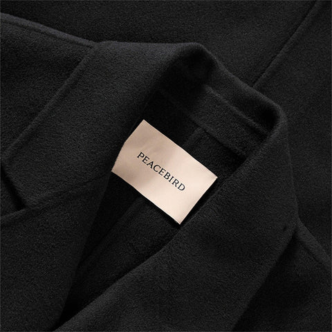 Peacebird Men *US Final Sale* Men's Loose Fit Wool Coat