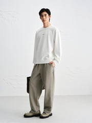 Men's Printed and Embroidered Stretch Sweatshirt