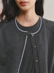 Women's Cardigan and Dress Two-Piece Set