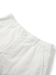 Men's Allover Jacquard Cotton Denim Shorts
