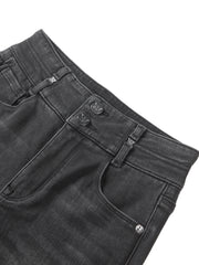 Women's Bleached High Waist Skinny Jeans