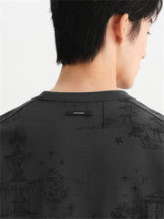 Men's Tonal Allover Print T-Shirt