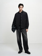 Men's 3D Jacquard Down Shirt Jacket