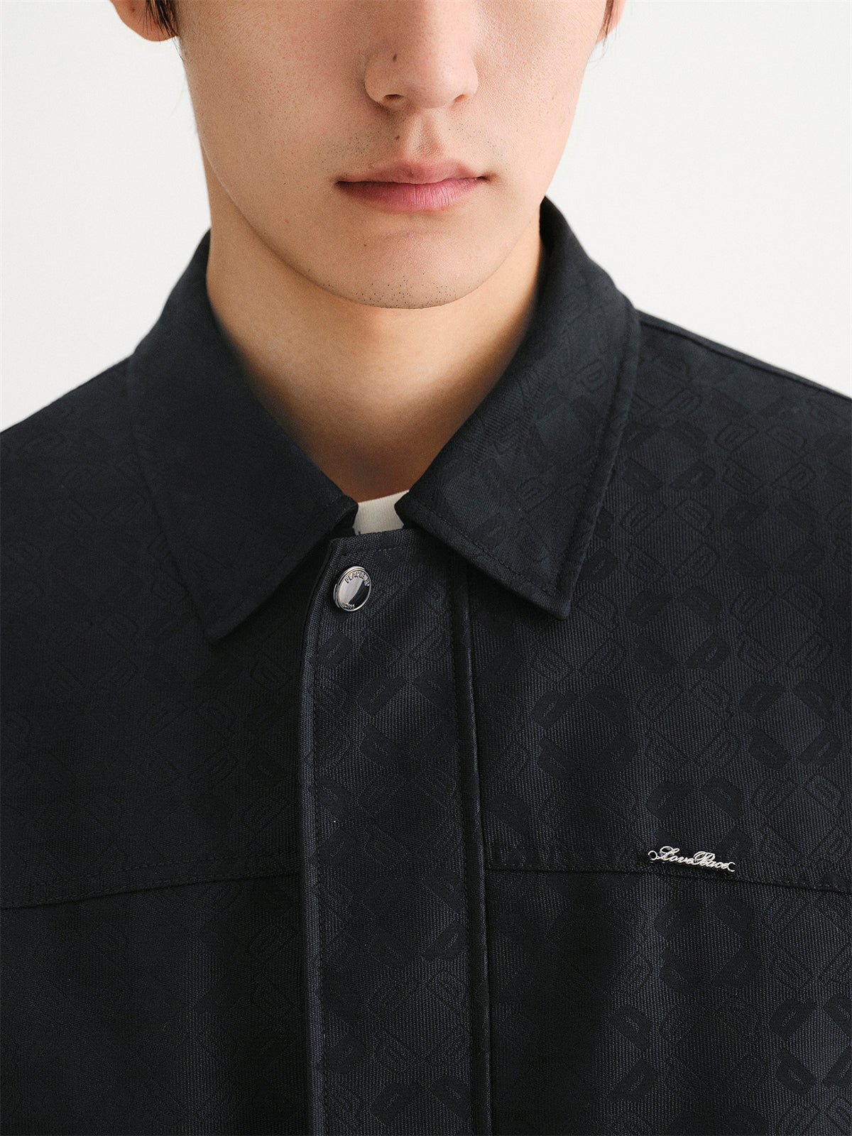Men's Vintage Allover Subtle Jacquard Jacket