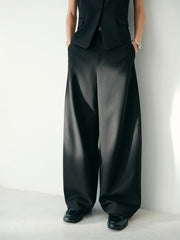 Women's Barrel-Leg Tailored Trousers