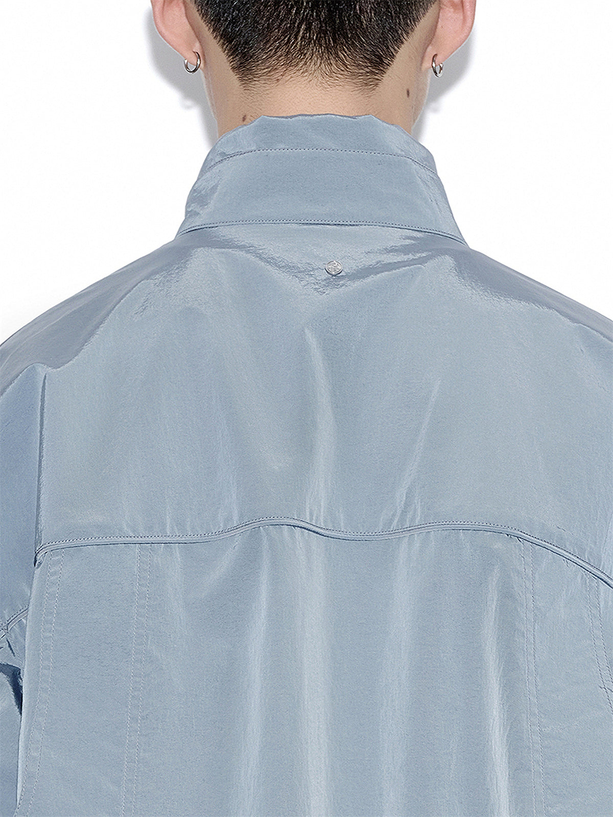 Men's Stand-Collar Relaxed Jacket