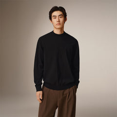 Men's Solid Slim-Fit Knit Sweater