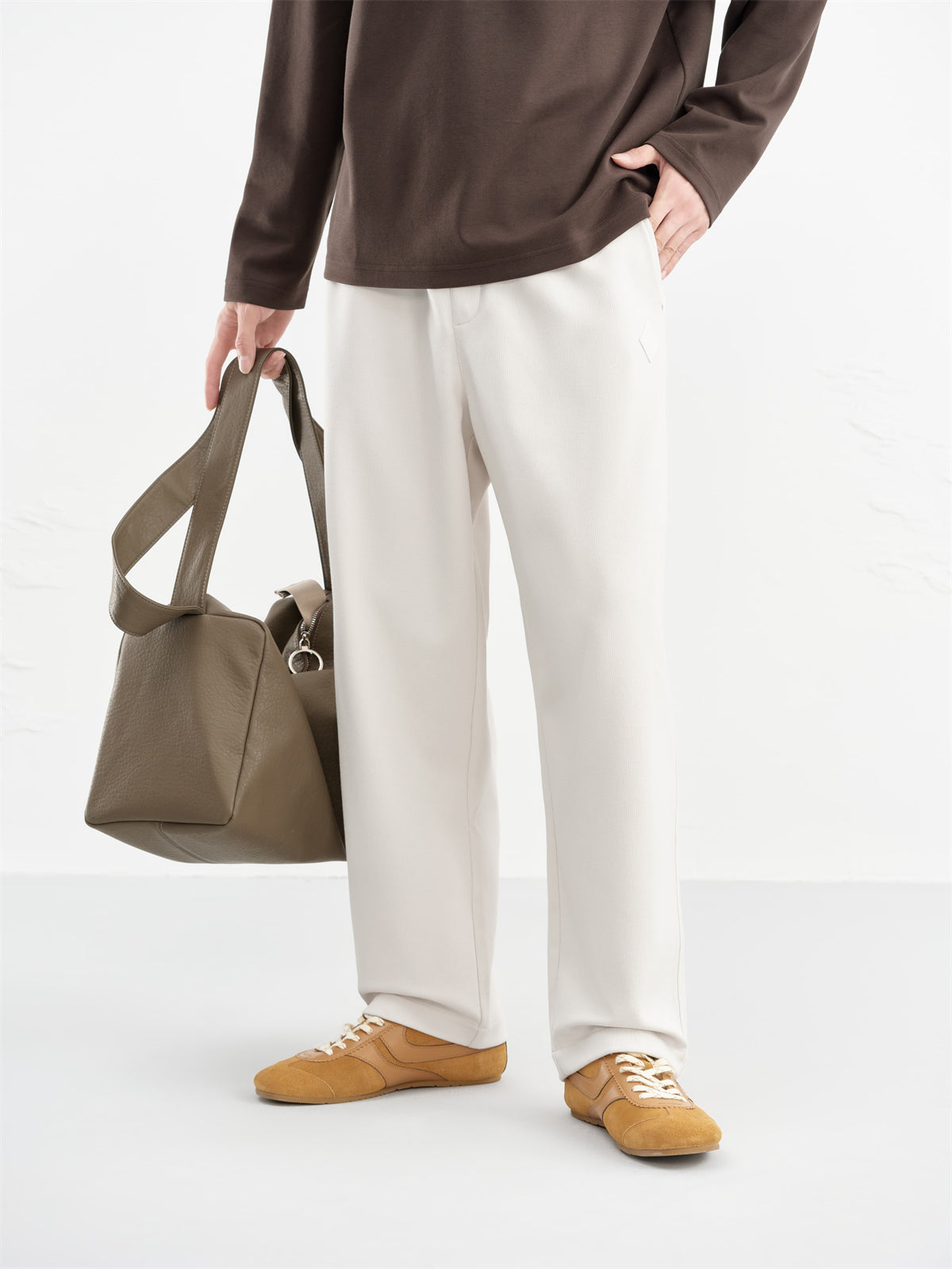 Men's Casual Drawstring Straight-Leg Sweatpants