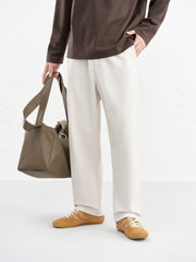 Men's Casual Drawstring Straight-Leg Sweatpants