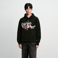 Men's Relaxed Graphic Hooded Sweatshirt