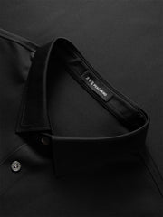 Men's Embossed Silk-Blend Polo Shirt