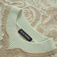 Men's Jacquard Pullover Sweater