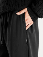 Men's Straight-Leg Textured Sweatpants