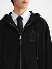 Men's Relaxed Fit Embroidered Hoodie