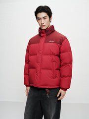 Men's Water-Repellent Tonal Puffer Jacket