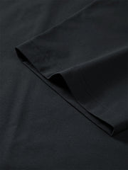 Men's Solid T-Shirt with Embroidered Pocket