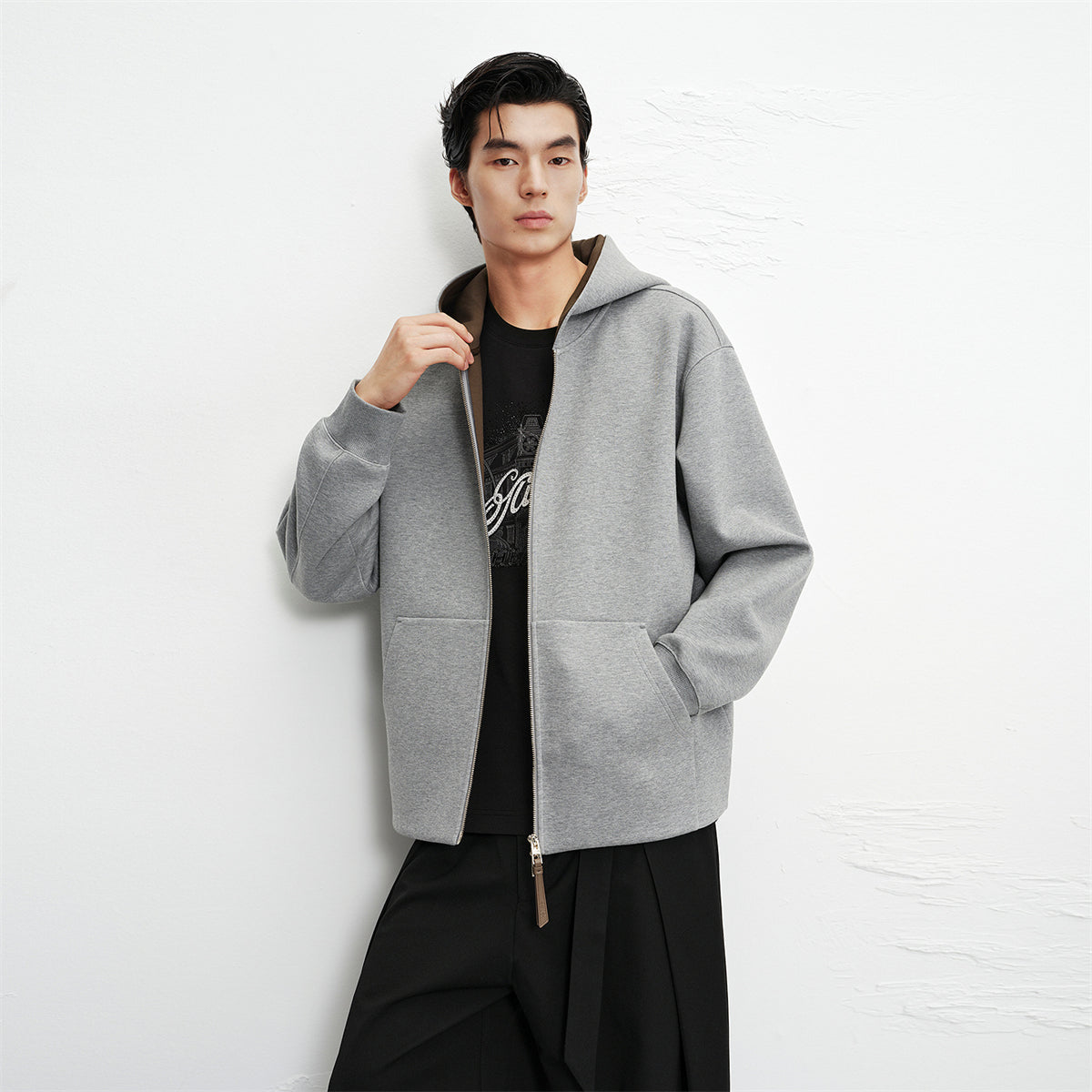 Men's Heavyweight Contrast Hoodie