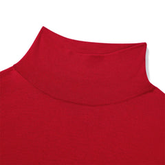 Women's Wool-Blend Mock-Neck Knit Top