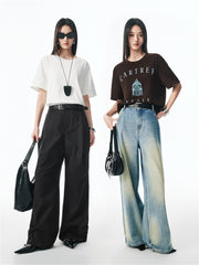 Women's Cotton Embroidered T-Shirt