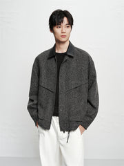 Men's Tweed-Texture Jacket