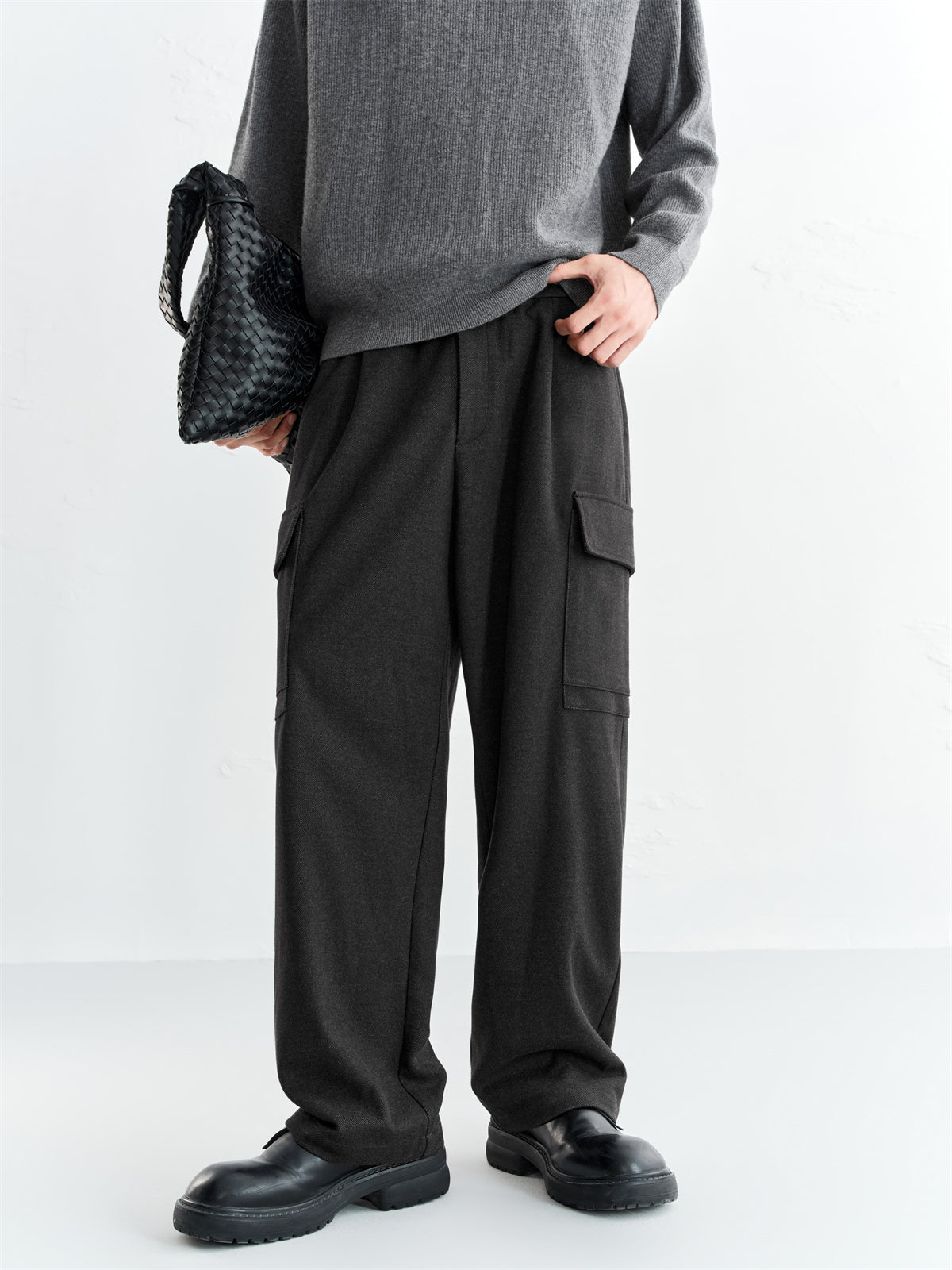 Men's Utility Straight-Leg Knit Pants